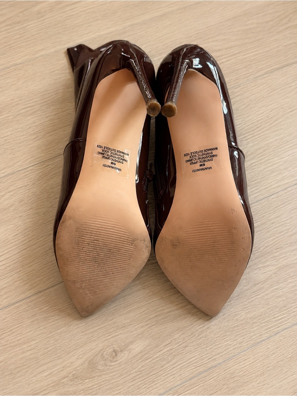 Steve Madden Patent Over-the-Knee Stiletto Boots in Dark Brown - Picture 3 of 4